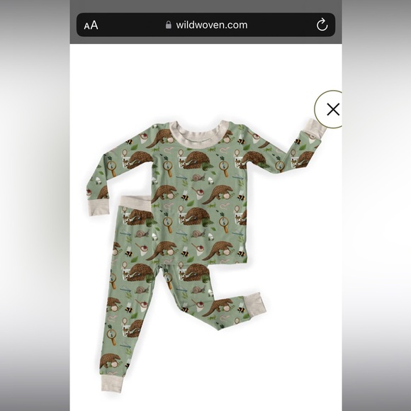 Pajama Set - Kids 7/8, Pangin’ Out - Picture 3 of 3